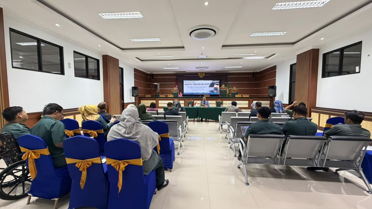 Pengadilan Tinggi Tata Usaha Negara Banjarmasin Gelar Rapat Tim Reviu Standar Operasional Prosedur (SOP)